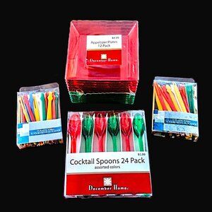 PARTY SERVING SET ~ Cocktails-Hor D' Oeuvres-Snacks-Appetizers ~ Pre-Owned NEW